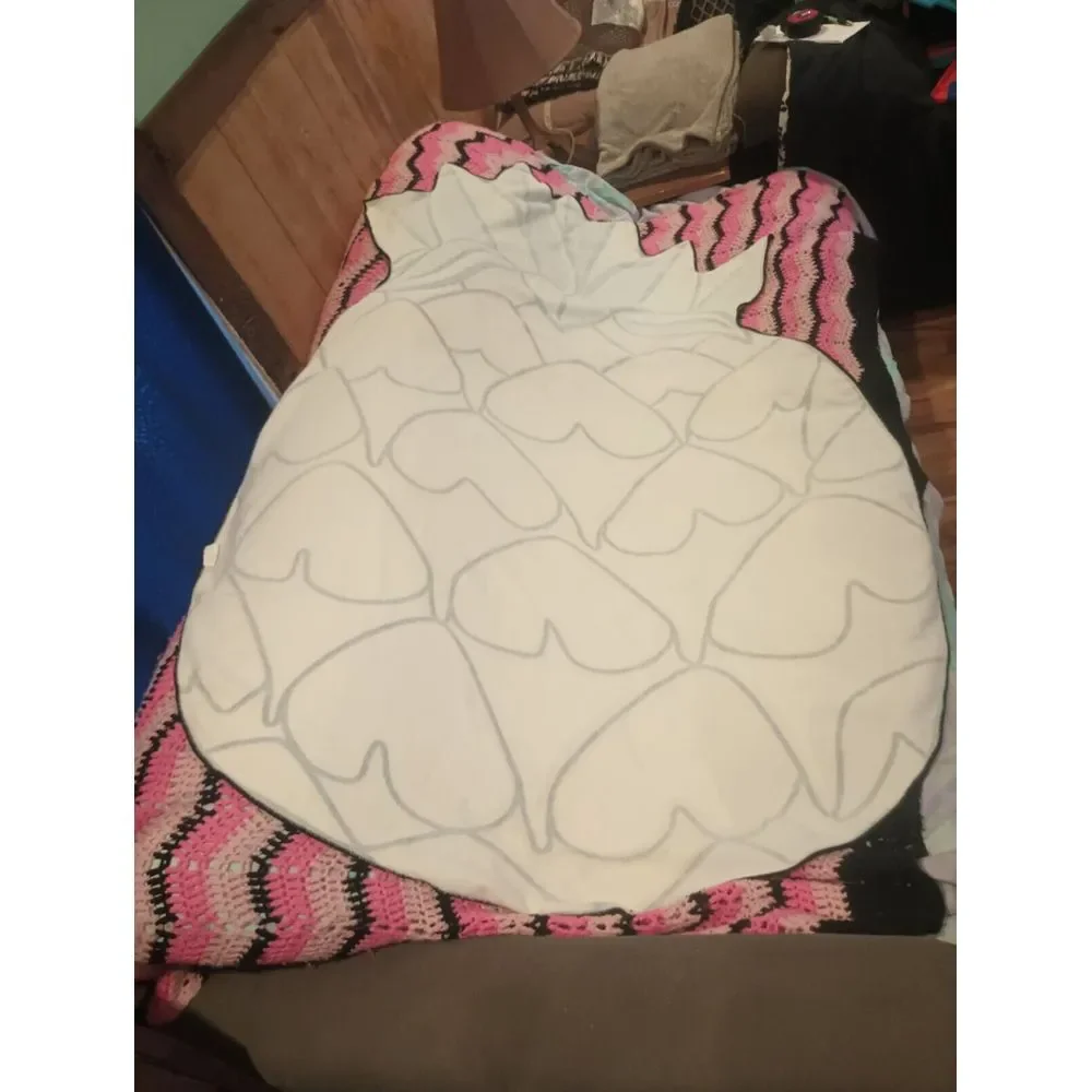 Silver One Pineapple Shaped Large Beach Towel‎ Blanket